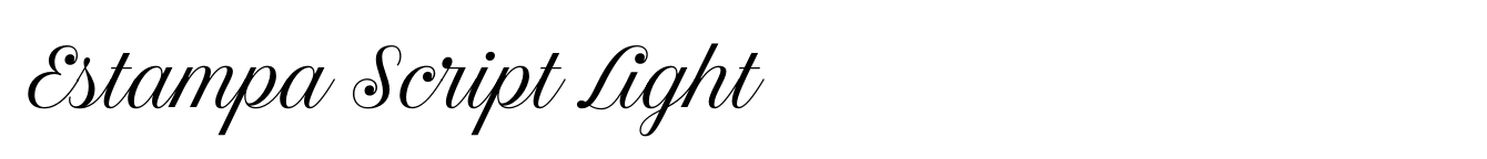 Estampa Script Light image
